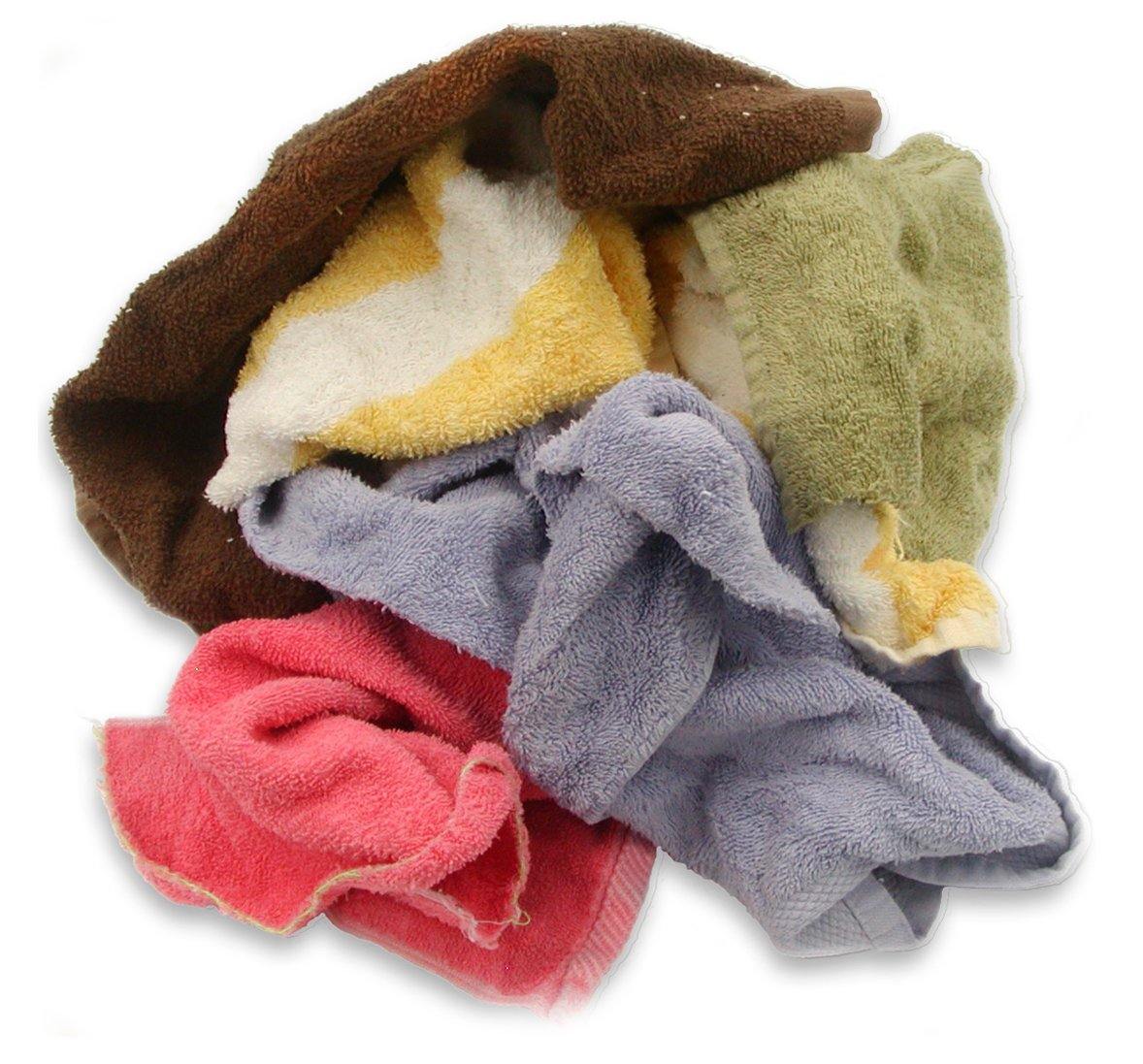 Recycled Color Terry Towels - A&A Wiping Cloth
