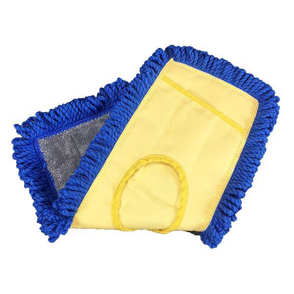 Microfiber Fringe Dust Mops Canvas Back - A&A Wiping Cloth