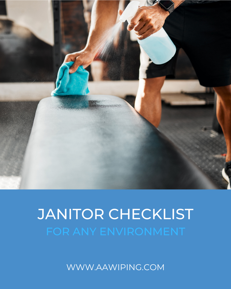 Janitor Roster Easy-to-Follow Janitor Checklist for Any Environment – A&A Wiping Cloth