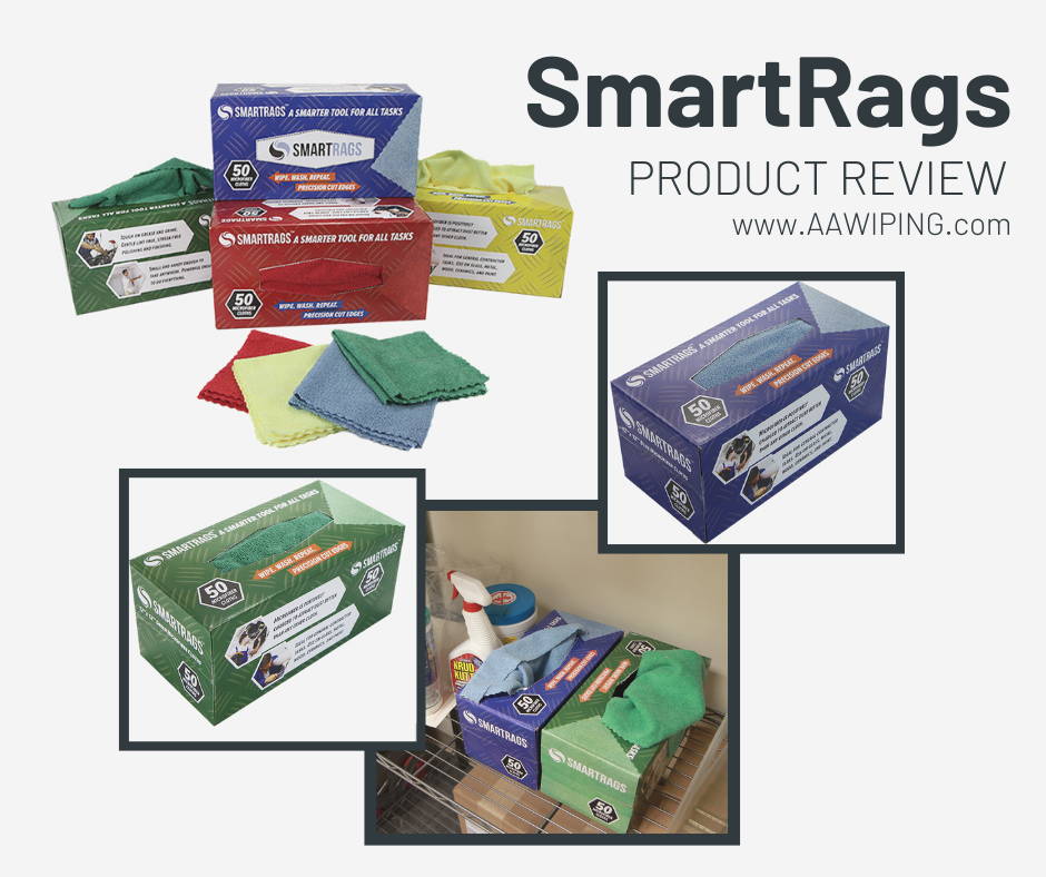 Disposable Rags Product Review – SmartRags – A&A Wiping Cloth
