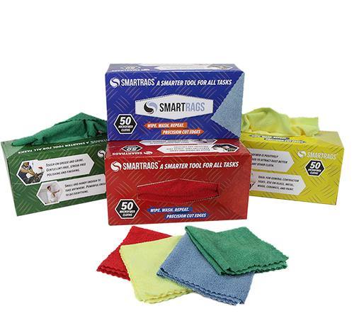 Microfiber Disposable SmartRags 12x12 - A&A Wiping Cloth